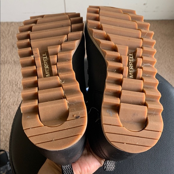 Merrell Black Hiking Boots with Blue Accents‎ Women’s Size 7 - Picture 6 of 6